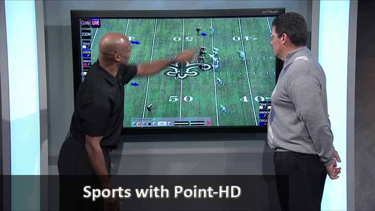 Point HD Broadcast Telestrator Sports Carolina Panthers