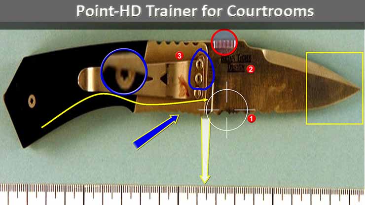 Point HD Trainer Telestrator for Courtrooms
